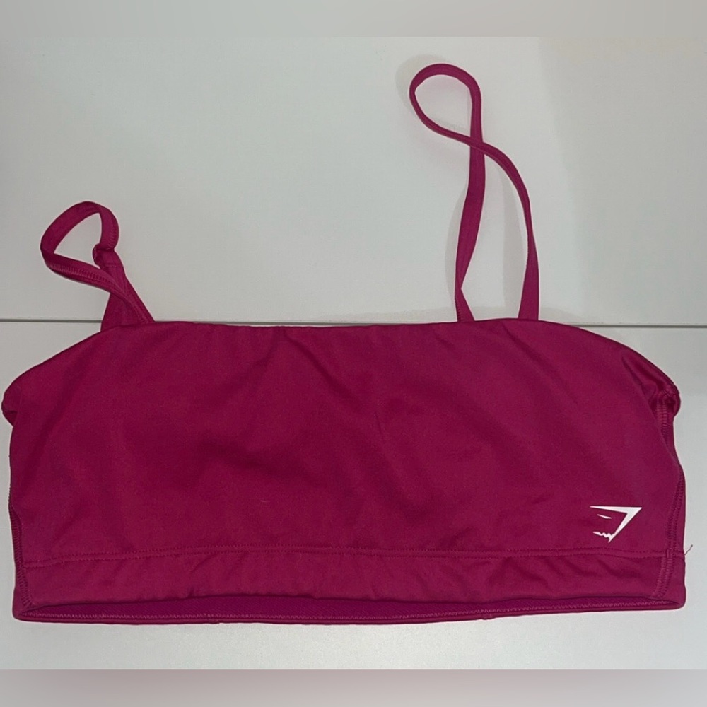 Gymshark Magenta Bandeau sports bra size medium